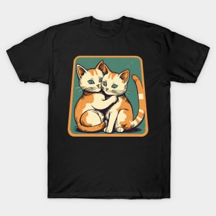 Cats Cuddling T-Shirt